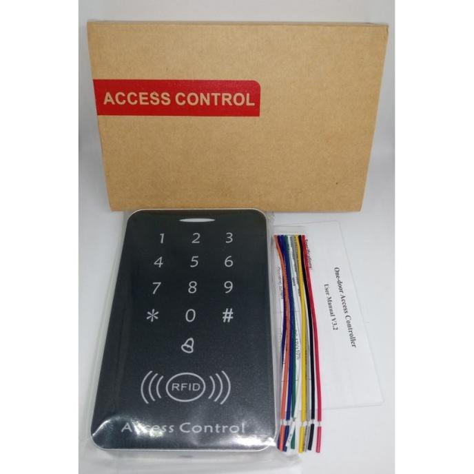 Jual Card Rfid Controller Password Keypad Door Access Control 12V Rfid ...