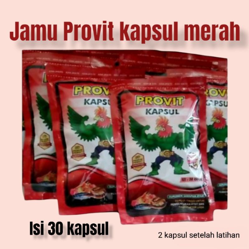 Jual PROVIT KAPSUL MERAH MENGANDUNG DAGING BELUT UNTUK AYAM LAGA ...