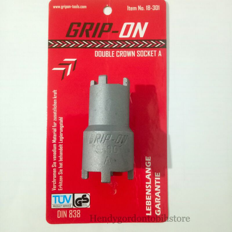 Jual Grip On Kunci Mahkota Tipe A Kunci Mur Kopling Double Crown Socket Ori Shopee Indonesia