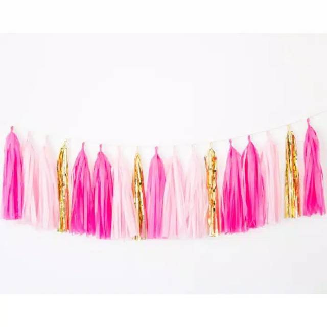 Jual Rumbai Dekorasi Tassel / Garland Decoration | Shopee Indonesia