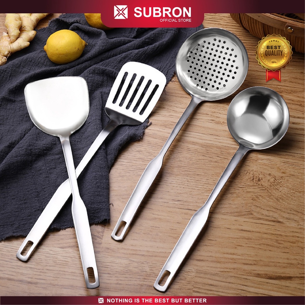 Jual SUBRON Spatula sodet sutil centong lubang dan NON lubang dengan ...