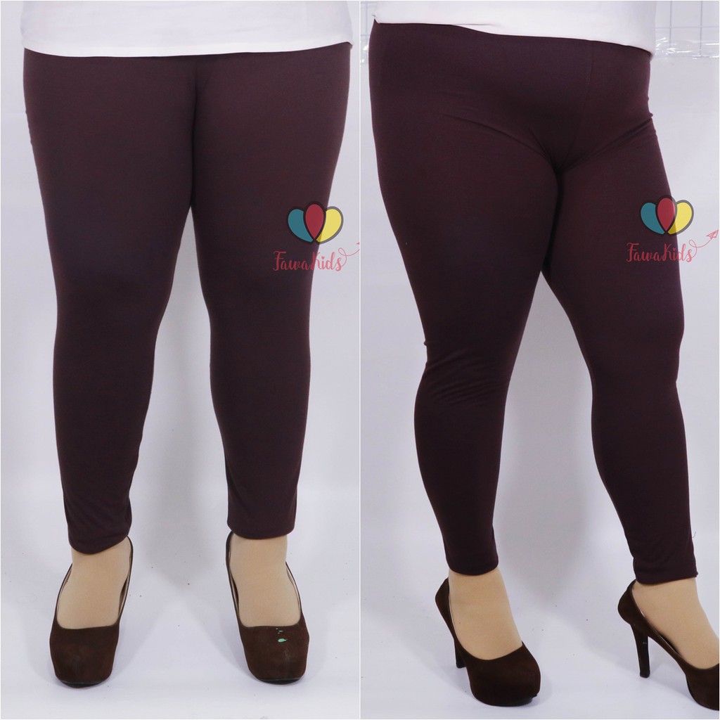 Jual Super Jumbo Legging Wanita Kaos Polos Fit To Xxxl Celana Panjang Dewasa Dalaman