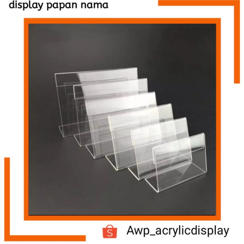 Jual PAPAN NAMA MEJA / DESK NAME TAG TEBAL 2mm | Shopee Indonesia