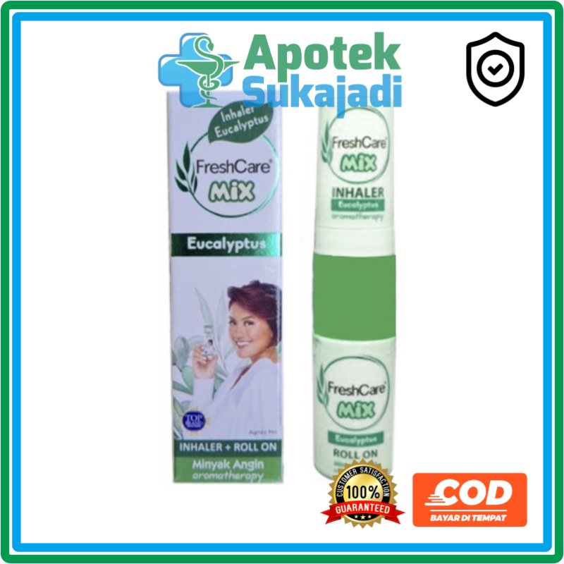 Jual Freshcare Mix Eucalyptus 5,8 Ml ( Inhaler Dan Roll On ) | Shopee ...