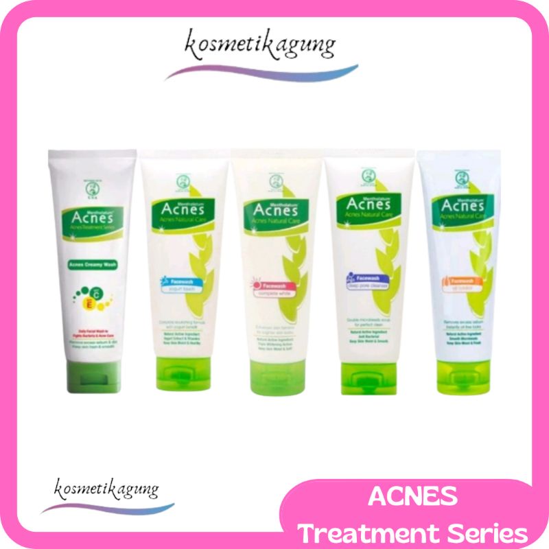 Jual Acnes Creamy Wash Acne Treatment Series Facial Wash 50 Ml 100 Ml Shopee Indonesia