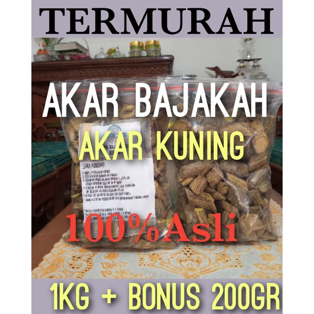 Jual Akar Bajakah Akar Kuning Asli Kalimantan 1000gr Shopee Indonesia 0121