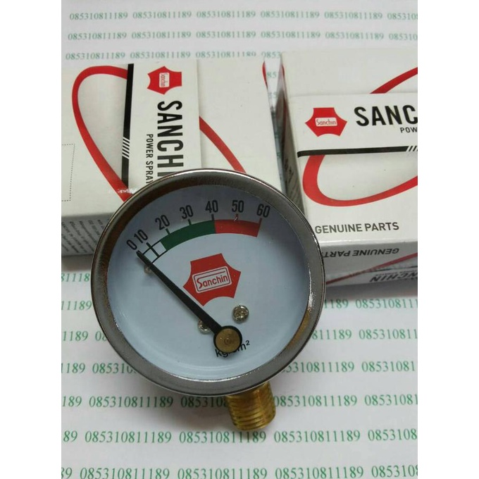 Jual Bergaransi Amper Sanchin Scn20 Scn30 Sc20 Sc30, Pressure Gauge