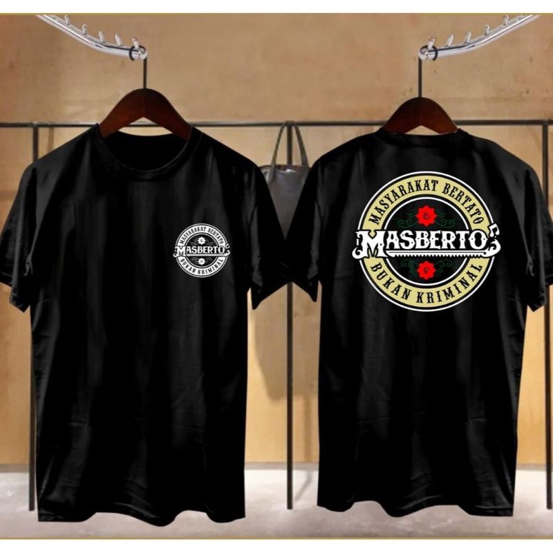 Jual kaos distro masberto MB // masberto logo kuning//limit edition ...