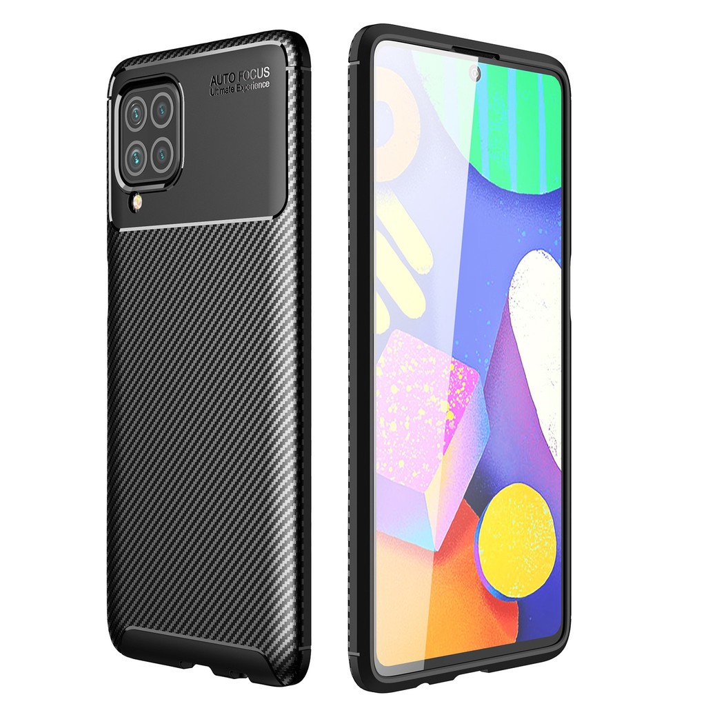 Jual Case Samsung Galaxy M62 Rugged Silicone Carbon Soft Casing ...