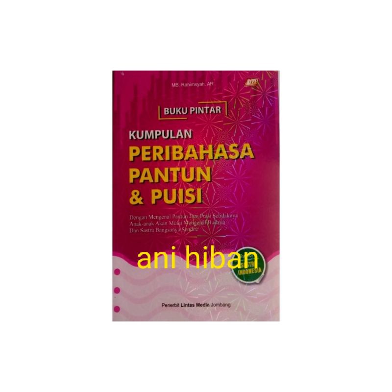 Jual BUKU//KUMPULAN PERIBAHASA PANTUN & PUISI | Shopee Indonesia