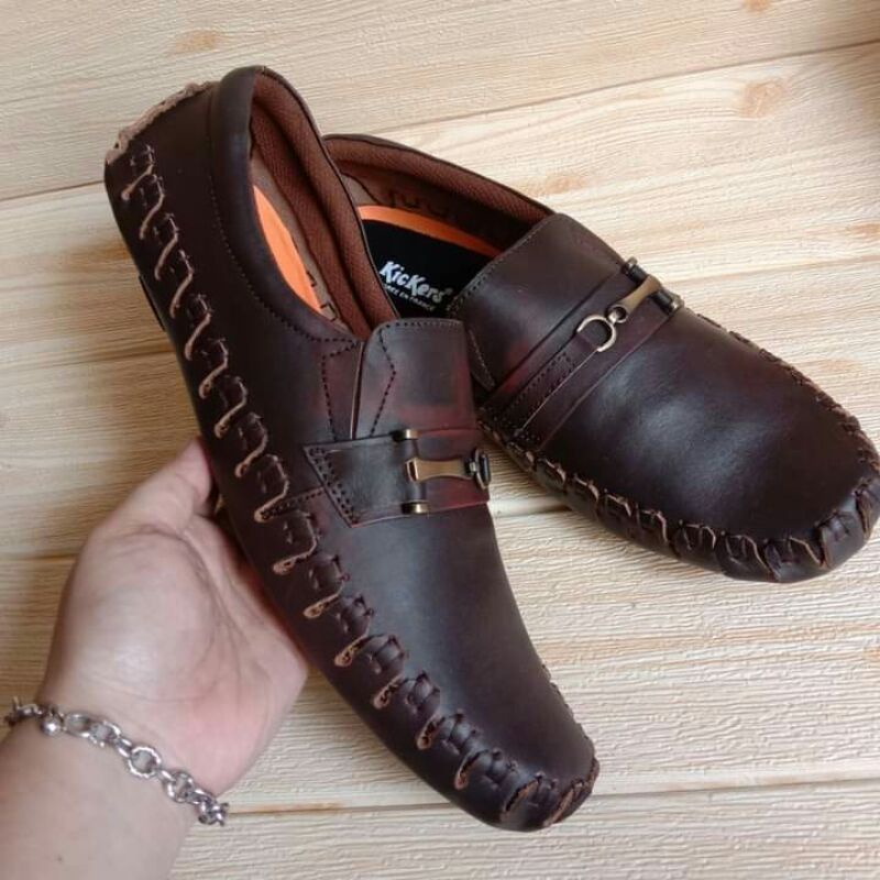 Jual SEPATU CASUAL PRIA TERBARU KULIT SAPI ASLI FULL KULIT SAPI ASLI ...