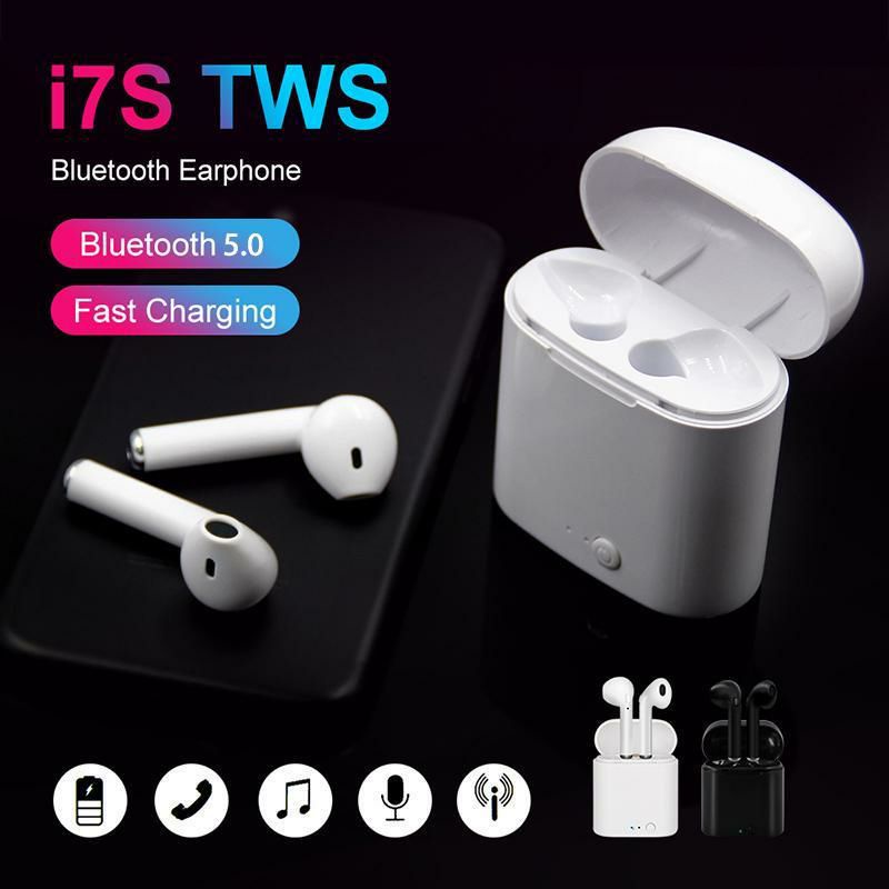 Jual TERMURAH Earphone TWS i7S Headset Bluetooth i7s TWS Ipod - Main Image