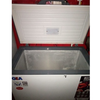 Harga freezer gea store 100 liter second