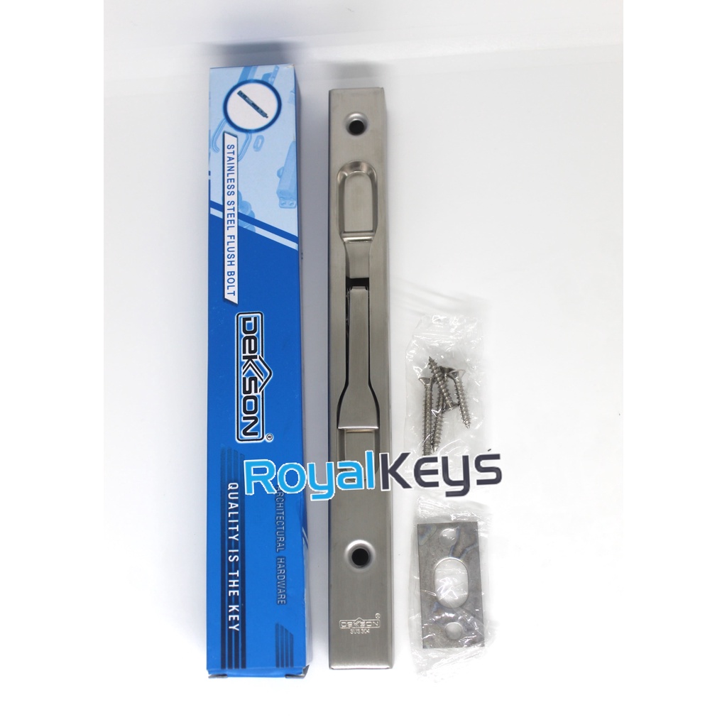 Jual Flush Bolt Dekson Dekkson FB 040 8" Inch Slot Kunci Pintu Kayu