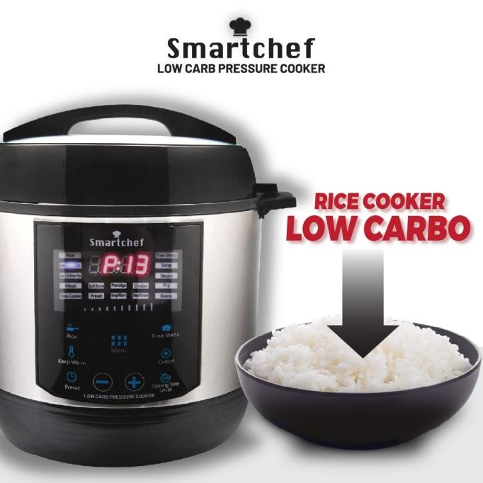 Jual SMART CHEF Low carbo rice cooker pressure cooker listrik garansi ...