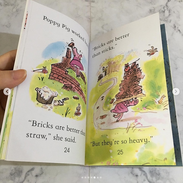 Jual the three little pigs tiga babi kecil usborne reprint buku cerita ...