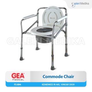 Jual GEA FS894 Commode Chair Kursi BAB - Tanpa Roda / Kursi BAB Lipat ...