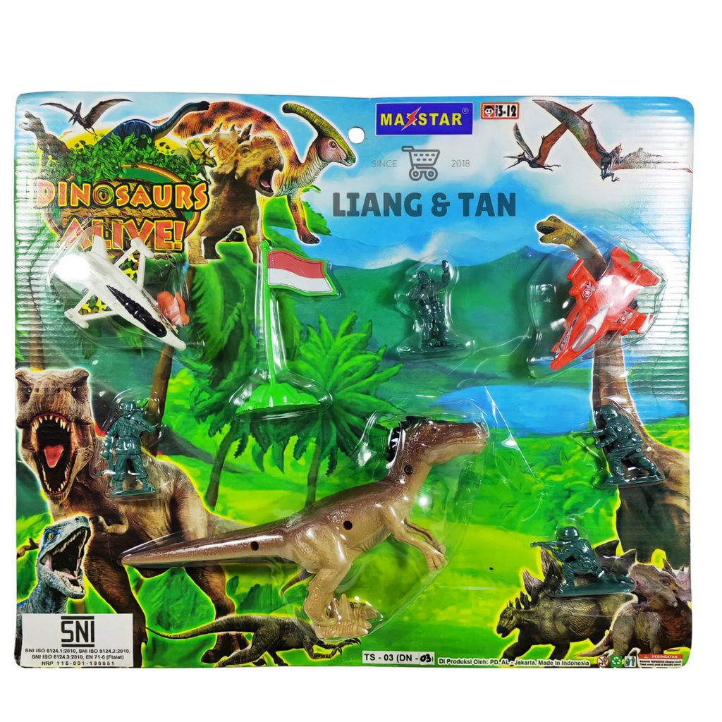 Jual ( BISA COD ) PROMO Mainan Miniatur Anak Hewan Dinosaurus Animal ...