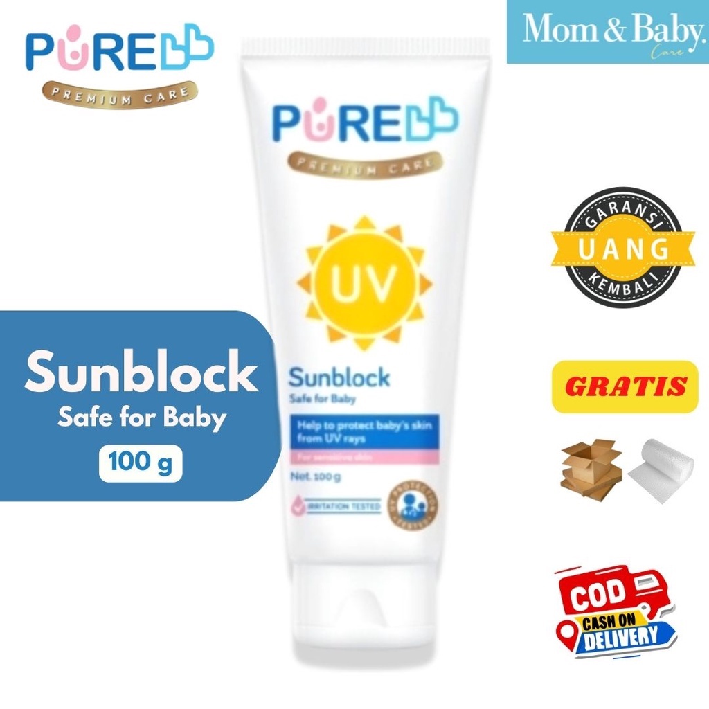 Jual Pure Baby Sunscreen Sunblock Anak / Pure Kids Sublock Anak 100gr