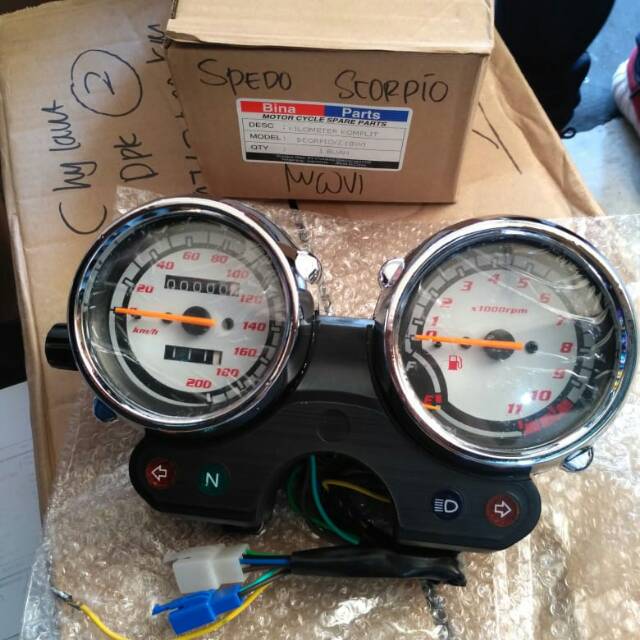 Jual Spidometer speedometer kilometer SCORPIO SCORPYO Z Shopee Indonesia