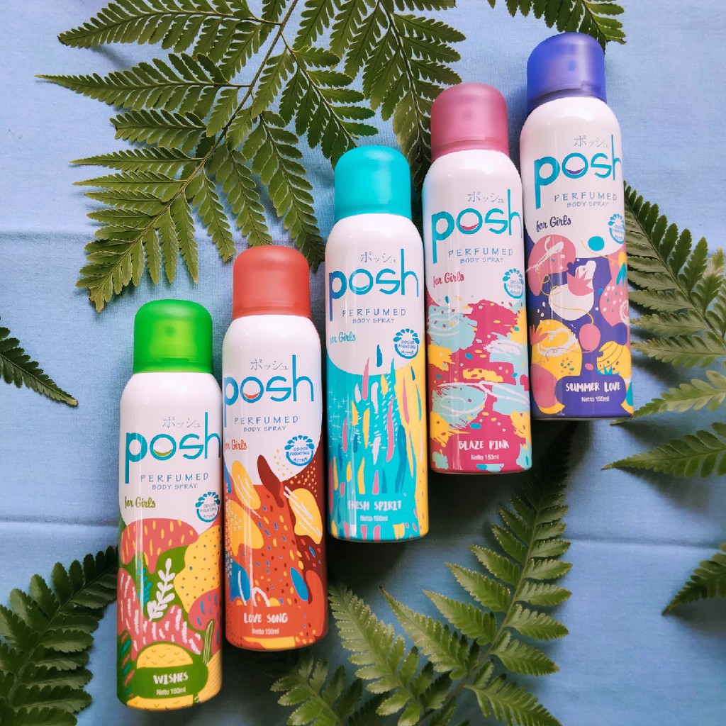 Jual POSH PERFUMED BODY SPRAY 150ML | Shopee Indonesia