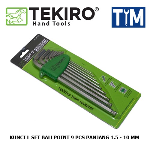 Jual Tekiro Kunci L Set Ballpoint Panjang Pcs Mm Shopee Indonesia