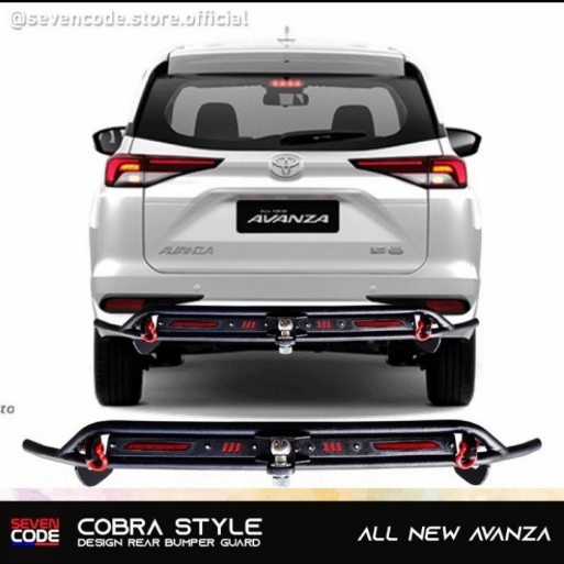 Jual ATWC TOWING BAR BELAKANG MODEL COBRA SEVENCODE UNTUK TOYOTA RUSH AVANZA INNOVA FORTUNER