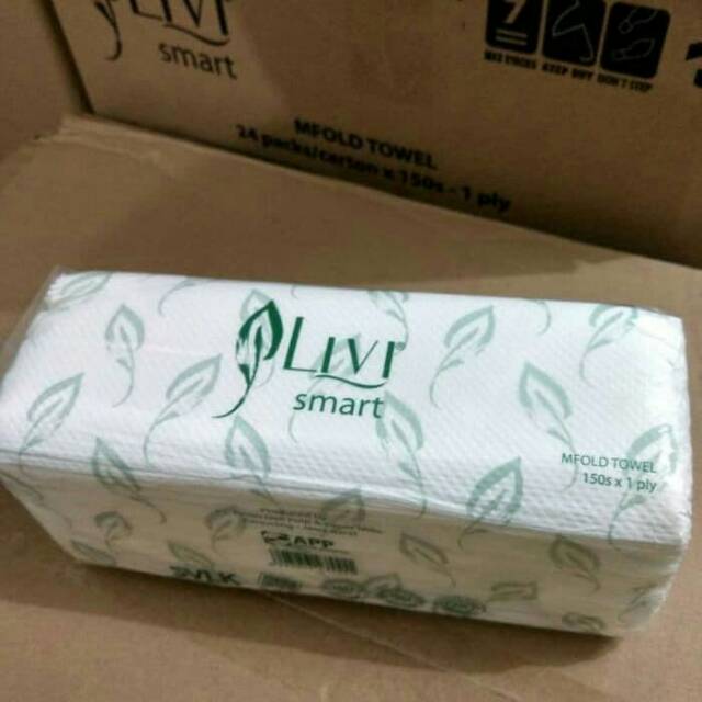 Jual Livi Tissue/ Tisu Multifold Towel 150s | Shopee Indonesia