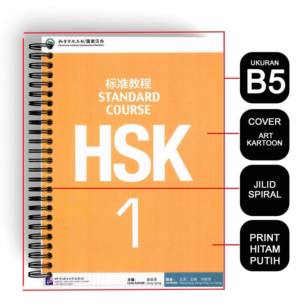 Jual Buku Belajar Bahasa Mandarin HSK 1 Standard Course+CD Audio ...