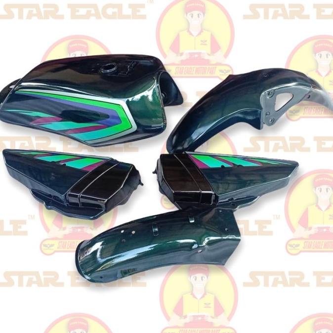 Jual Ready Body Set Rx King Master Tahun 1997 1998 Warna Hijau Botol