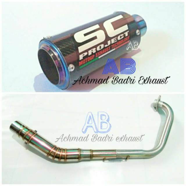 Jual Knalpot Racing SC Project Vixion/R15/Xabre/Byson/Cb150r/Cbr150 ...