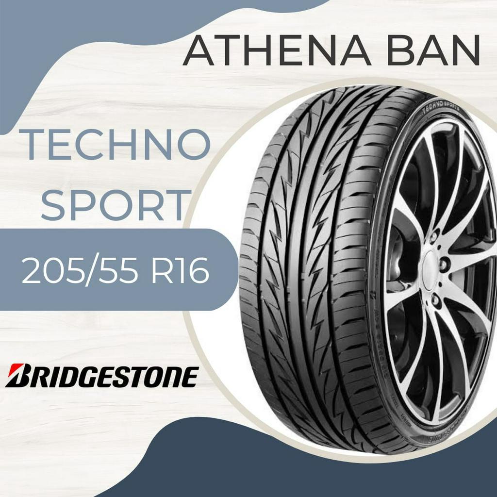 Jual Bridgestone 205/55 R16 Techno Sport ban xpander altis mazda5 civic ...
