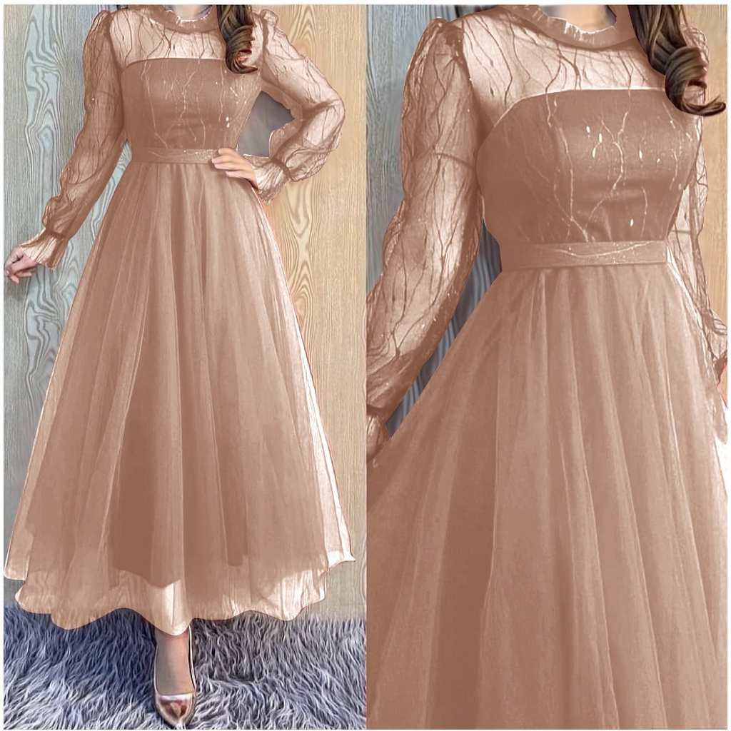 Jual Baju Dress Pesta Wanita Model Terbaru Kekinian Kondangan Imlek ...