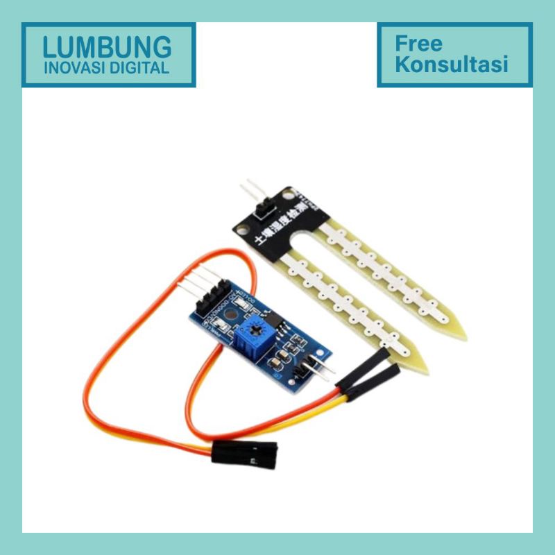 Jual SOIL TANAH HYGROMETER HUMIDITY MOISTURE SENSOR MODULE FOR ARDUINO