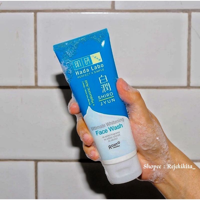 Hada labo shirojyun ultimate deals whitening face wash