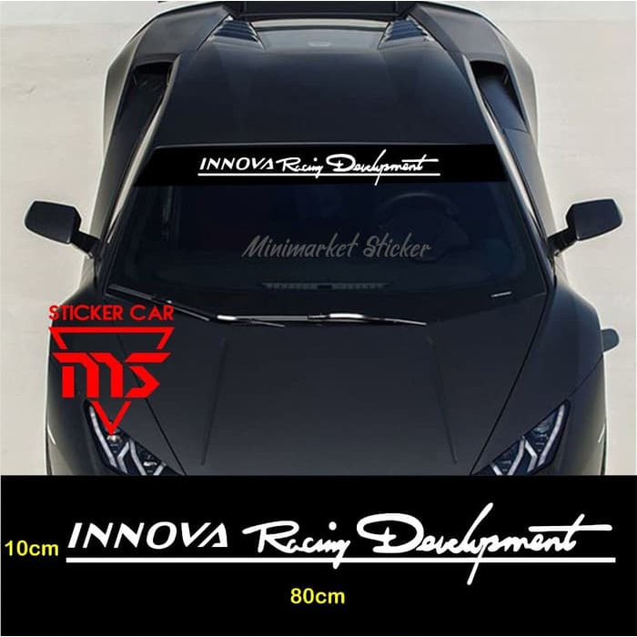 Jual sticker stiker innova kaca cutting sticker mobil innova racing ...