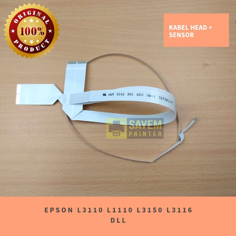 Jual Kabel Head Epson L1110 L3110 L3116 L3150 L3156 L5190 Baru Set Sensor Shopee Indonesia 4476