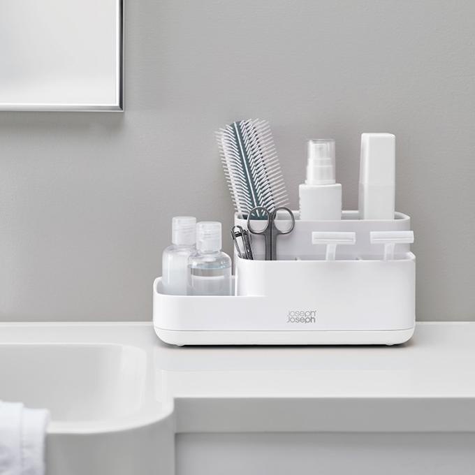 Jual EASYSTORE BATHROOM CADDY (WHITE/WHITE) | Shopee Indonesia