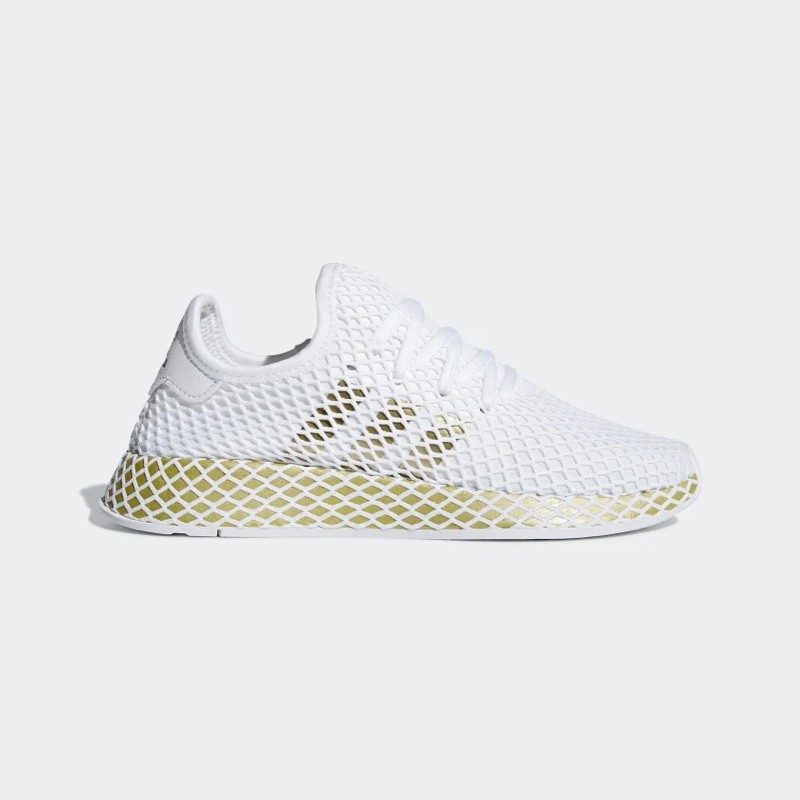 Adidas deerupt white store gold