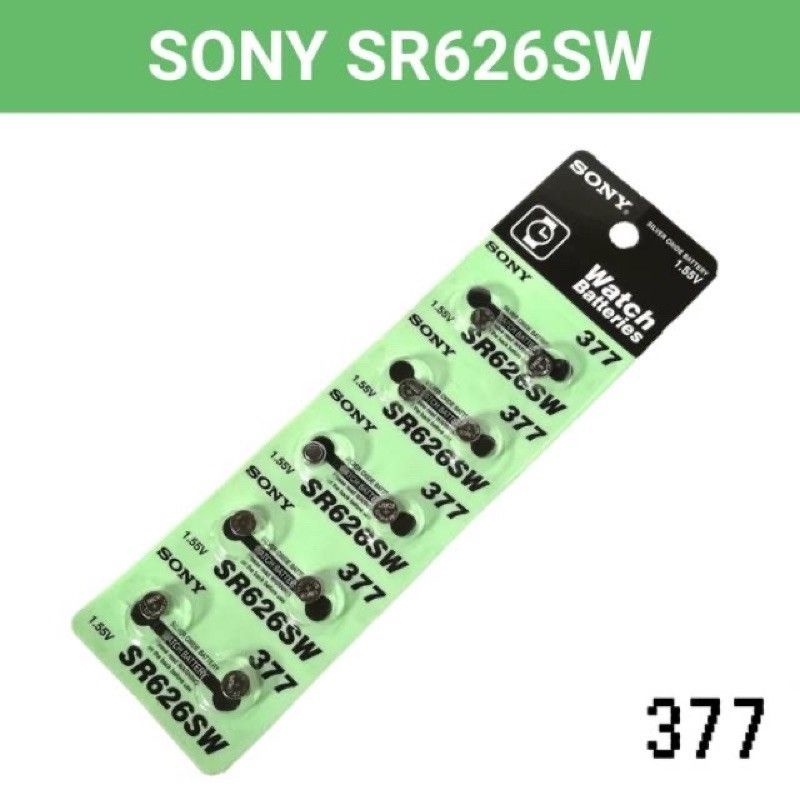 Jual Baterai Batere Batre Sony Sr626sw Ag4 Perlembar 1 Strip Papan