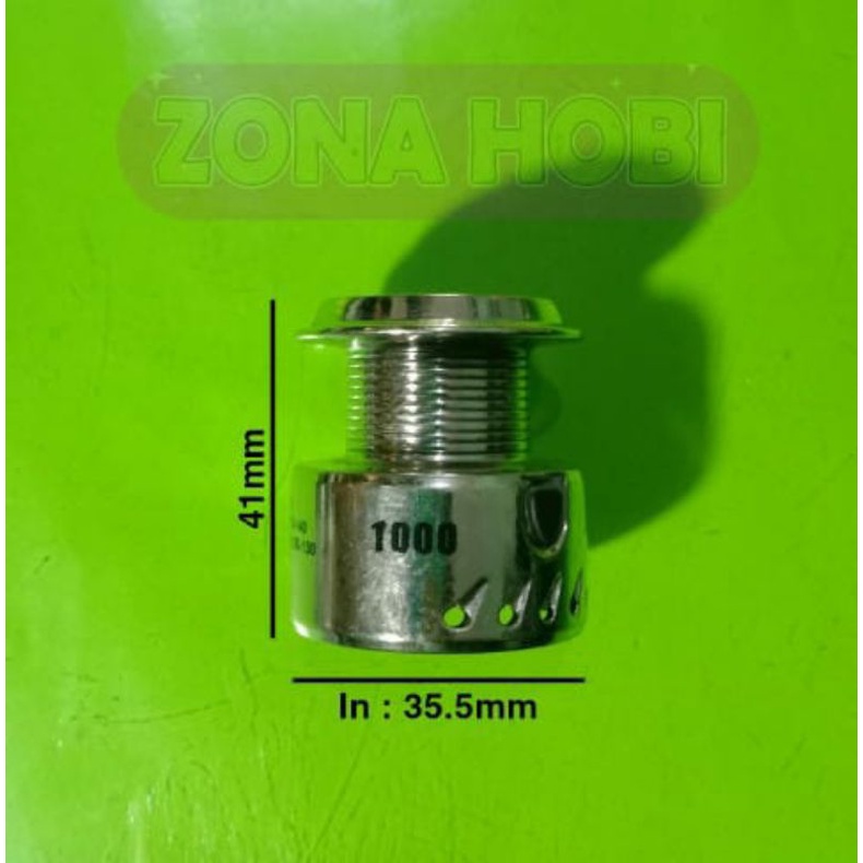 Jual spare part spool reel pancing alumunium plastik murah | Shopee ...
