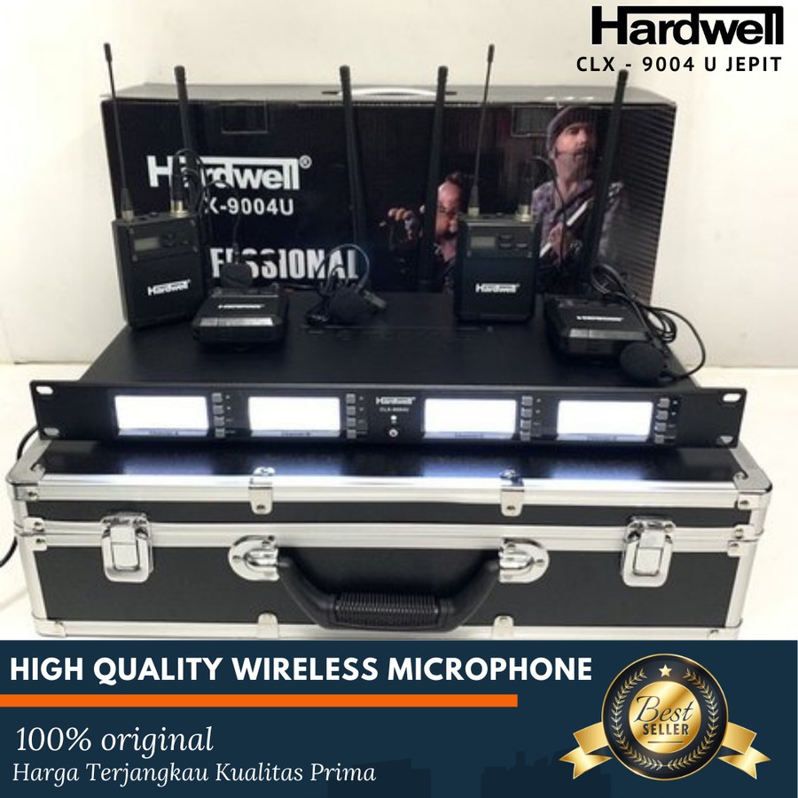 Jual Mic Wireless Hardwell CLX 9004 CLX 90004 U clx 9004u original ...