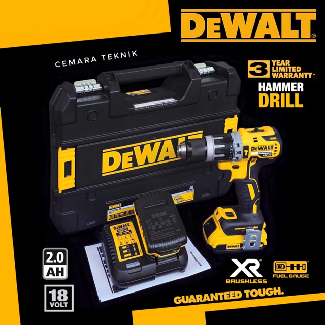Jual DEWALT DCD796D2-B1 18V XR Li-ion Hammer Drill | Shopee Indonesia