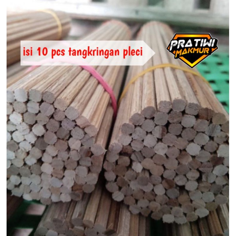 Jual Tangkringan Pleci Konin Kayu Jati Ikat Isi Pcs Shopee Indonesia