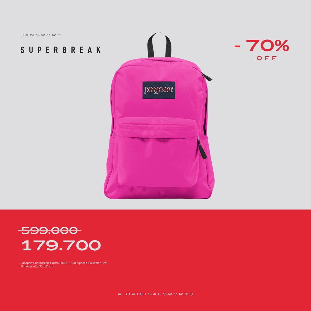 Jansport 2024 rosa fluor