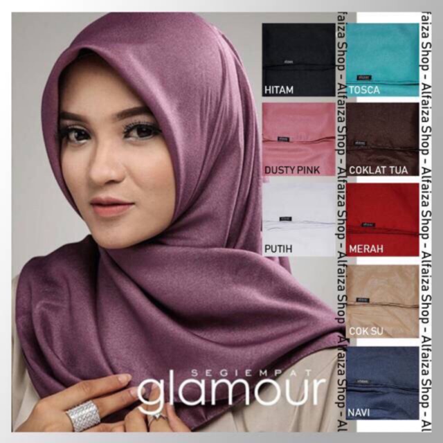 Jual Jilbab Segi Empat Shinar Glamour Ansania Shopee Indonesia 3659