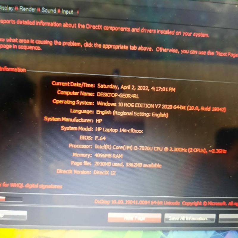 Operating System Hp Monitor Drivers For Windows 10 64 Bit HP