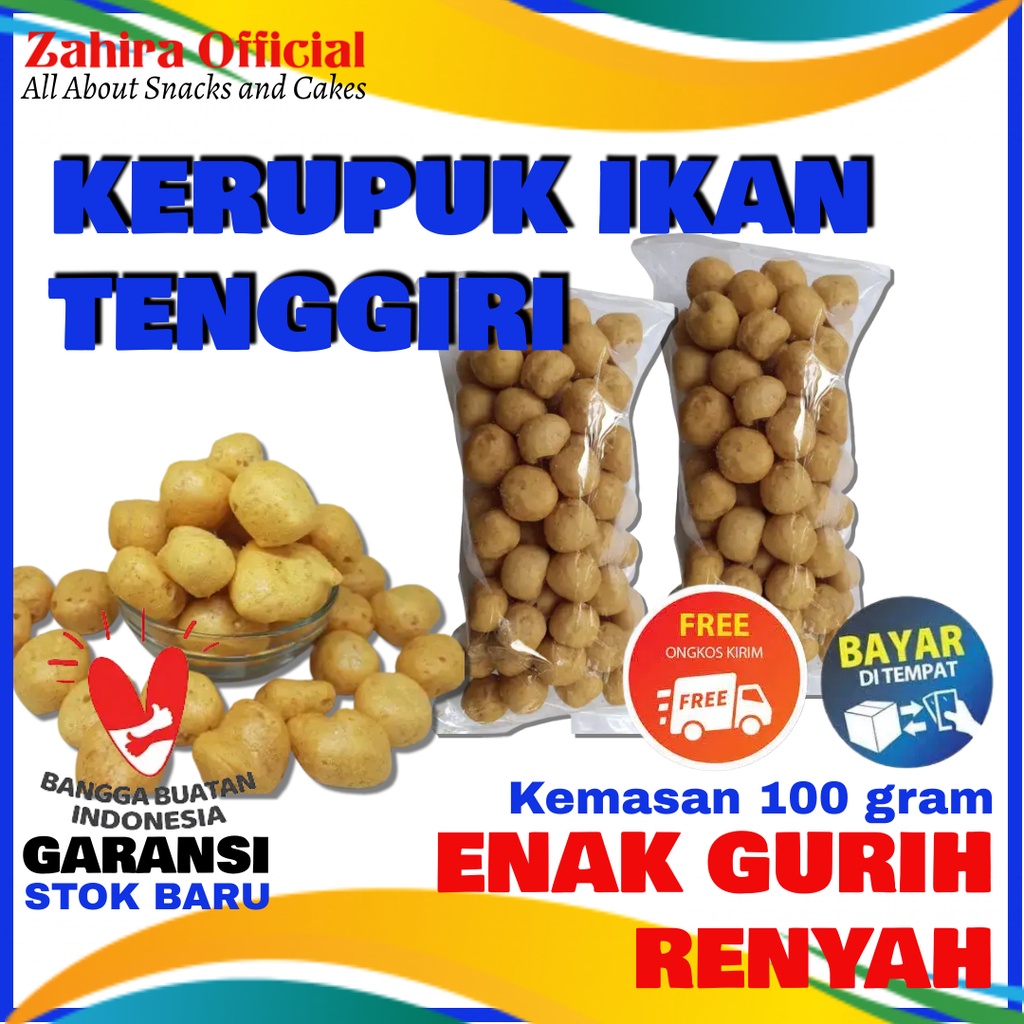 Jual Kerupuk Tengiri Krupuk Ikan Tenggiri Asli Oleh Oleh Khas Cilacap