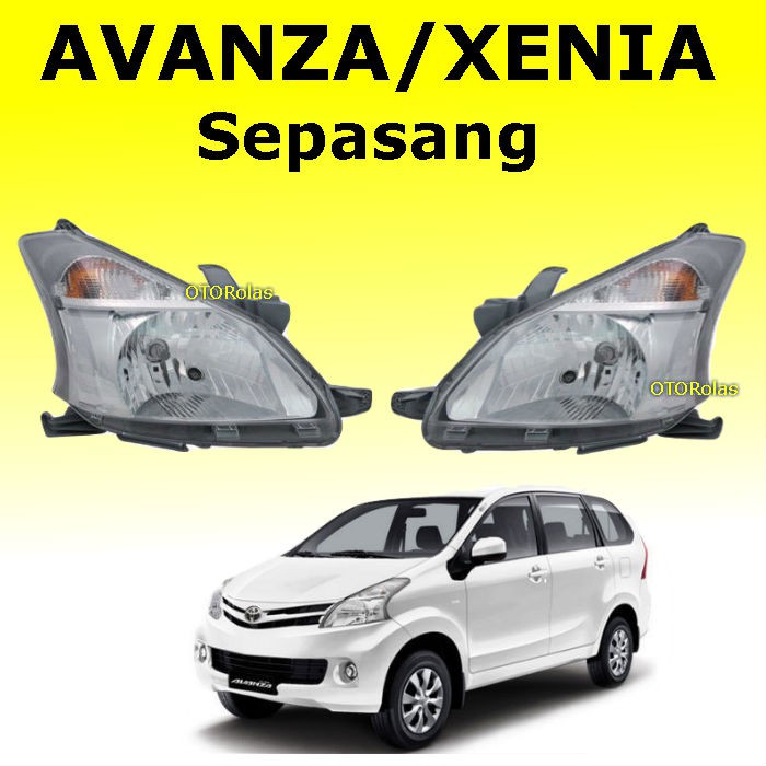 Jual Lampu Depan Avanza Xenia Veloz 2012 2013 2014 Lampu Besar Avanza