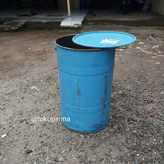 Jual Drum Besi Tempat Sampah Kapasitas 60 Liter Shopee Indonesia 0673